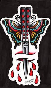There's also coins you can earn to buy better blades along the way. Risultati Immagini Per Butterfly Knife Tattoo Knife Tattoo Butterfly Knife Tattoo Traditional Butterfly Tattoo
