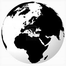 Black And White Pictures To Color World Black On White Globe Black And White Shades Of Black Black White Photos