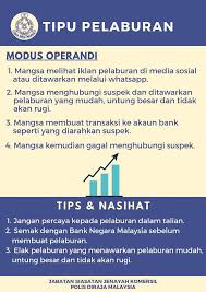Kami memberikan dukungan baik dalam menegaskan dan membela terhadap klaim tersebut. Ksrd Hati Hati Dengan Modus Operandi Jenayah Komersial Facebook