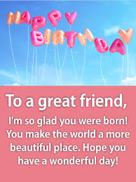 Birthday Wishes For A Great Friend Fresh Fun Happy Birthday Wishes Card For Friends Birthday Greeting Cards By Davia Happy Birthday Wishes Cards Birthday Cards For Friends Birthday Wishes