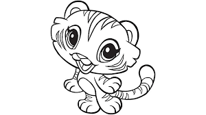 He'll have a blast sprucing up this. Learning Friends Tiger Coloring Printable