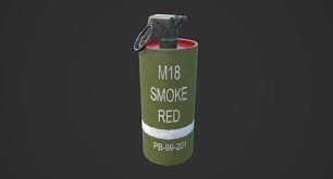 M18 Smoke Grenade 3d Model In 2020 Grenade Smoke 3d Model