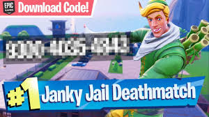 Get the best fortnite creative codes right now. Janky Jail Deathmatch W Download Code Fortnite Creative Map Youtube