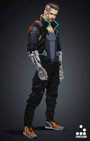 35 Cool Cyberpunk Character Concept Art Inspiration Design