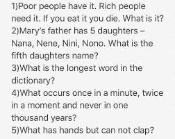 Pin By Abba Fanda On Puzzles Are Riddles Longest Word Poor People Rich People