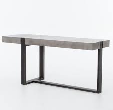 Mercury Concrete Iron Console Table Iron Console Table Modern Console Tables Concrete Furniture