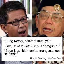 GUS DUR DAN ROCKY GERUNG #rockygerung #gusdur #jokowi #aniesbaswedan  #prabowo
