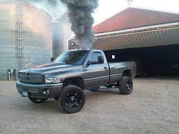 Nice Black Smoke Diesel Engine Big Trucks