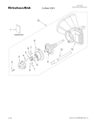 kitchenaid kgm 0 stand mixer parts