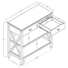Owings Console Table With 2 Shelves And Drawers Off White Threshold Console Table Rustic Console Tables Rustic Consoles