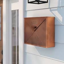 Both of these styles have the the stainless steel modern, contemporary door mail slot 13 in. Signature Hardware Contemporary Solid Brass Letters Mail Slot Mailboxes Slots Home Garden