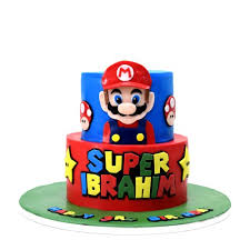 I don't know if birthday parties just weren't the done thing in canada back in the late 80's/early 90's, but i never before the party we were looking through google images for cake inspiration, and the birthday boy saw a mario wedding cake and he wanted that. Super Mario Cake 9