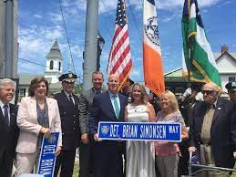 Maybe you would like to learn more about one of these? Crowd Gathers For Street Dedication Honoring Fallen Nypd Hero Riverhead Ny Patch