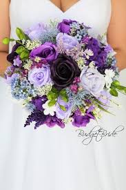 Purple Lavender Wild Flower Look Mixed Purples Plum Wedding Bouquet Blumenstrauss Hochzeit Hochzeitsblumen Braut Blumen