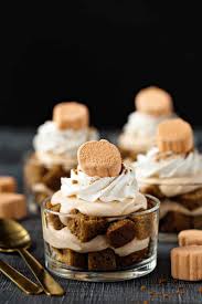 Pumpkin Trifles Layer Pumpkin Bread With Pumpkin Pudding And Top Everything Off With An Adorable Seasona Pumpkin Trifle Sweet Recipes Desserts Chilled Desserts