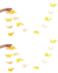 Check out our butterfly decoration selection for the very best in unique or custom, handmade pieces from our party décor shops. 3d Butterfly Hanging Garland Yellow Paper Banner For Party Decorations Wedding Baby Shower Birthday Home Decor 2 Pack Price In Saudi Arabia Souq Saudi Arabia Kanbkam