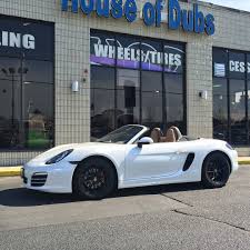 House Of Dubs On Instagram Satin White Pearl Wrap With Carbon Fiber Vents Smoke Tail Lights Red Calipers Powder Coated Matte Black Wheels Onestopshop