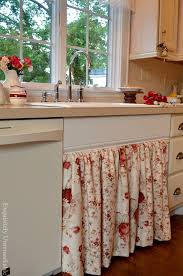 Easy To Open Kitchen Sink Skirt Kitchen Sink Diy Sink Skirt Replacing Kitchen Countertops