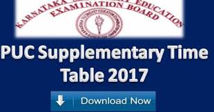Check Out The Latest Puc Supplementary Time Table Karnataka Board Of Pre University Education Has Recenlty Announed The Karnataka I Syllabus Recruitment Time