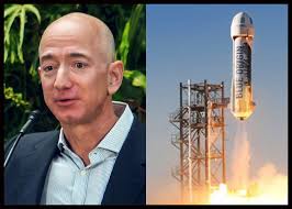 Amazon founder jeff bezos is set to blast to the edge of space and spend a few minutes outside earth's atmosphere tuesday on the first crewed flight from his firm blue origin. Jjffqf9pozw 5m