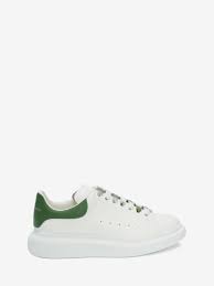 Alexander Mcqueen Spray Paints Oversized Sneakers Black And White Men S Oversized Sneaker Alexander Mcqueen Alexander Mcqueen Oversized Sneakers Sneakers Green Heels