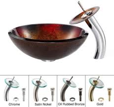 17 inch mercury glass vessel sink with