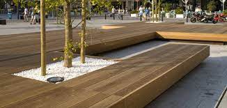 Harris Isola Bench Idmetalco Outdoor Design Urban Landscape Design Wooden Bench