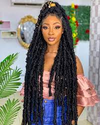 Butterfly Locs Crochet Hair Faux Locs Hairstyles Crochet Hair Styles Curly Crochet Hair Styles