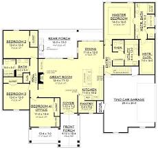 142 1204 Floor Plan Main Level Modern Style House Plans French Country House Plans Farmhouse Style House Plans