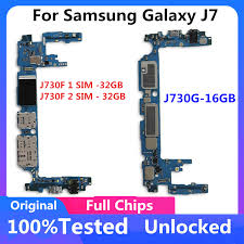 With unlocked by samsung, you call the shots. Factory Unlocked For Samsung Galaxy J7 J730g 16gb J730f 32gb 1 Sim 2 Sim Motherboard Original Main Logic Board Full Chips Super Promo 0492e Goteborgsaventyrscenter