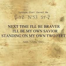 Turning Tables Adele Lyrics Quotes To Live By Words