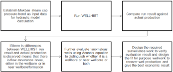 flow chart of wellmak ban dry steam well evaluation