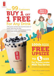 In terms of global ranking, the world these initiatives proved to be another cost effective promotion that allowed malaysian companies to meet with foreign buyers without having to. Gong Cha Singapore Amk Outlet Buy 1 Get 1 Free Promotion Only On 30 Nov 2018 Food Poster Design Gong Cha Promotional Design