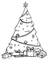 Free printable christmas coloring pages. Giant Christmas Tree Coloring Page
