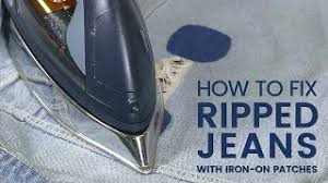 We use a product called heat 'n bond ultrahold on our patches, and have attached. How To Fix Ripped Jeans With Iron On Patches Youtube