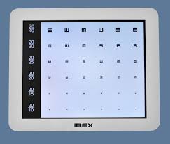 Led Vision Acuity Snellen Eye Test Chart And Patient