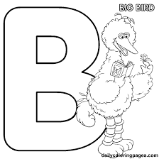 Coloring pages are fun for children of all ages and are a great educational tool that helps children develop fine motor skills, creativity and color recognition! Alphabet Letters To Print Bird Coloring Pages Letter B Coloring Pages Sesame Street Coloring Pages