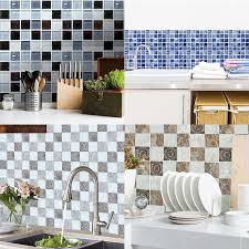 Some people prefer these two areas to remain separate while others enjoy new designs and unique. Self Adhesive Tile Sticker Kitchen Backsplash Bathroom Wall Tile Stickers Decor Waterproof Tiles Hj Shopee Malaysia