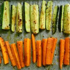 Oven Roasted Carrots Zucchini Recipe Recipe Roast Zucchini And Carrots Recipes Veggie Dishes