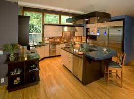 Island With Round Seating Area Kitchen Ideas Photos Houzz