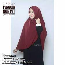 3#diy khimar ruffle | cara membuat khimar rempel. Jual Jilbab Instan Khimar Penguin Non Pet Jumbo Bundaku Net