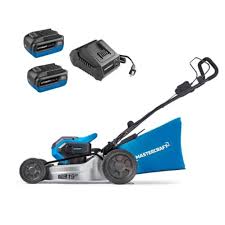 Mainly two types of the lawn mower batteries are frequently being utilized in lawn mowers which are the lead acid batteries and the nickel cadmium or the battery operated lawnmowers are offered in several types and the models like a push behind or as riding lawnmowers, so what's most important. Mastercraft 2x20v Max 4ah Brushless Lawn Mower Kit 19 In Canadian Tire