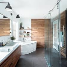 Porcelaine Effet Ardoise Salle De Bain Inspirations Decoration Et Renovation Pratico P Idee Salle De Bain Styles De Salles De Bain Grande Salle De Bain