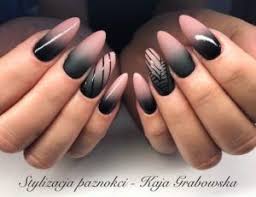 Black And Light Pink Ombre Nails Pink Black Ombre Nails Black Ombre Nails Black Nail Designs Pink Ombre Nails