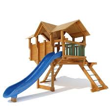 Wooden Outdoor Playground Equipment 3d Model Outdoor Playground Playground Equipment 3d Model