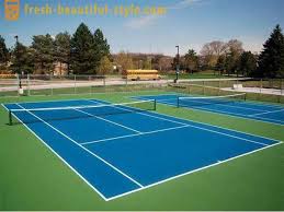 Tennis courts require a clearance area surrounding the court, from the baseline to the backstop and sidestop. Les Dimensions D Une Des Normes Court De Tennis