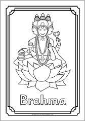 They provide good coloring pages when printed normally. Lovely Hindu God Coloring Pages Bazetinha