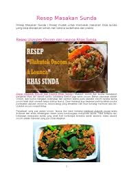 Shalat rawatib ada dua macam, yaitu qabliyah dan ba'diyyah Resep Masakan Sunda