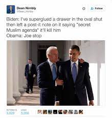 Funniest Memes About Biden And Obama Pranking Trump Joe Biden Memes Obama Biden Meme Memes