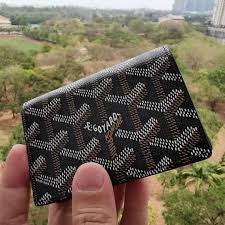 Black goyard money for iphone case & cover, soft case. Goyard Malesherbes Card Case Black Women S Fashion Bags Wallets Wallets Card Holders On Carousell